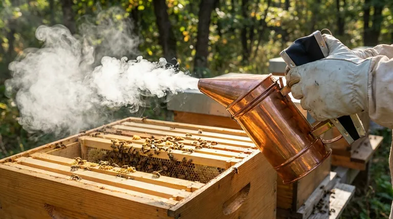 O que é um fumigador de abelhas e qual é o seu principal propósito? Domine as Inspeções Seguras de Colmeias