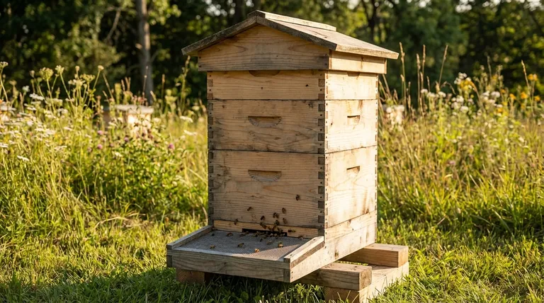 Pourquoi les fonds grillagés sont-ils recommandés pour les ruches Warre ? Améliorer la ventilation et la santé de la colonie