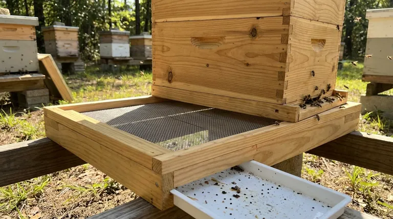 Qual è la funzione principale del fondo a rete in cipresso? Uno strumento chiave per la salute dell'alveare e il controllo dei parassiti