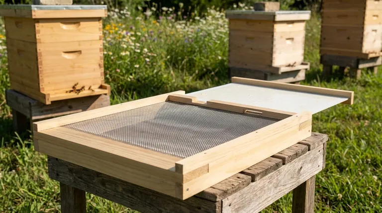 Welche Montagemöglichkeiten gibt es für den Cypress Siebboden? Gebrauchsfertig für sofortige Bienengesundheit