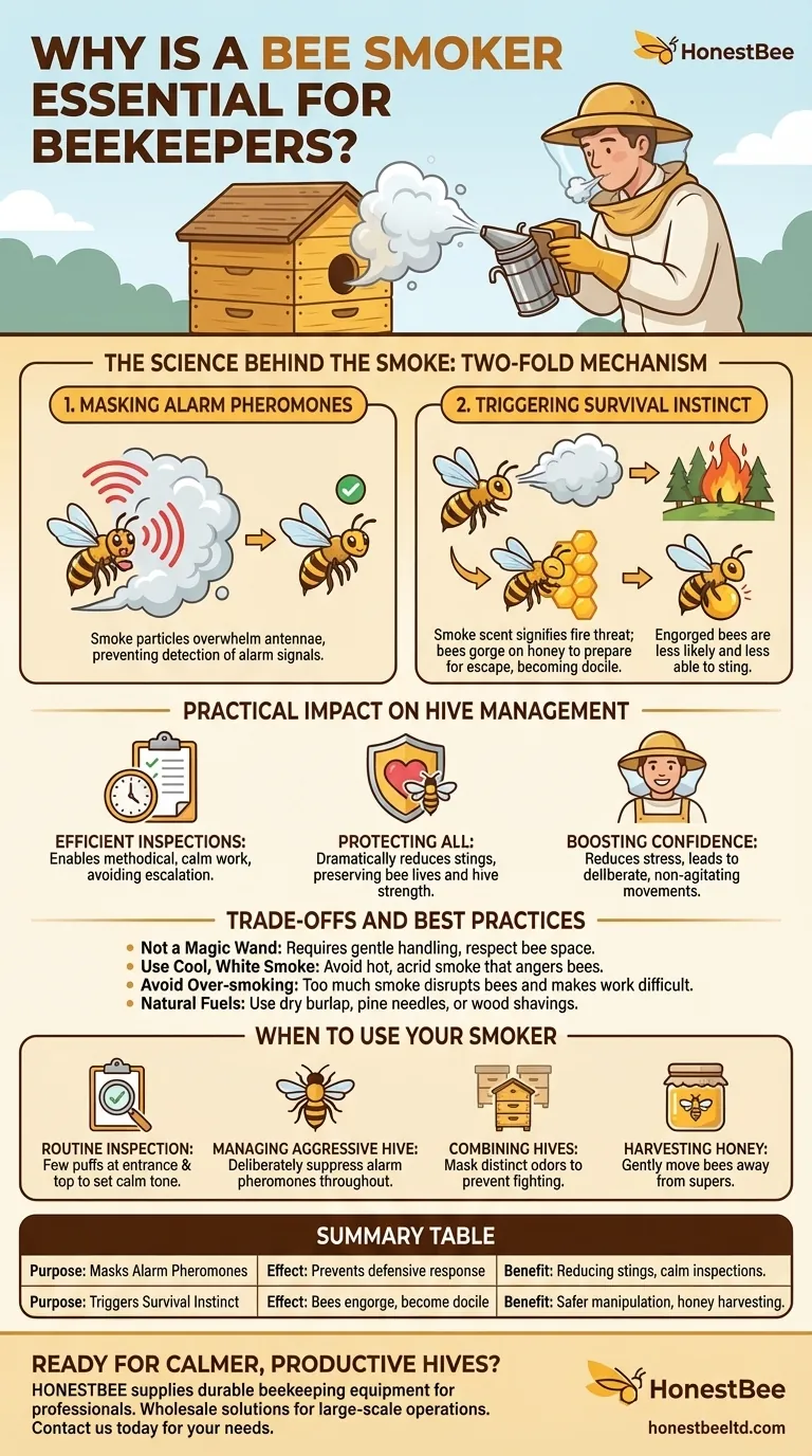 Why is a bee smoker essential? Master Safe & Efficient Hive Management Visual Guide