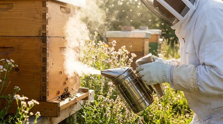 Pourquoi la fumée est-elle efficace pour prévenir les piqûres d'abeilles ? Le double mécanisme derrière une gestion sûre de la ruche