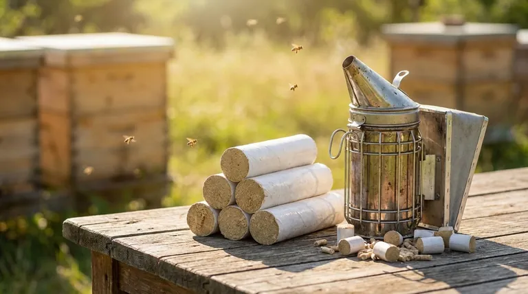 Quais são os benefícios de usar toras de combustível extras para um fumigador de abelhas? Obtenha inspeções de colmeias rápidas e confiáveis