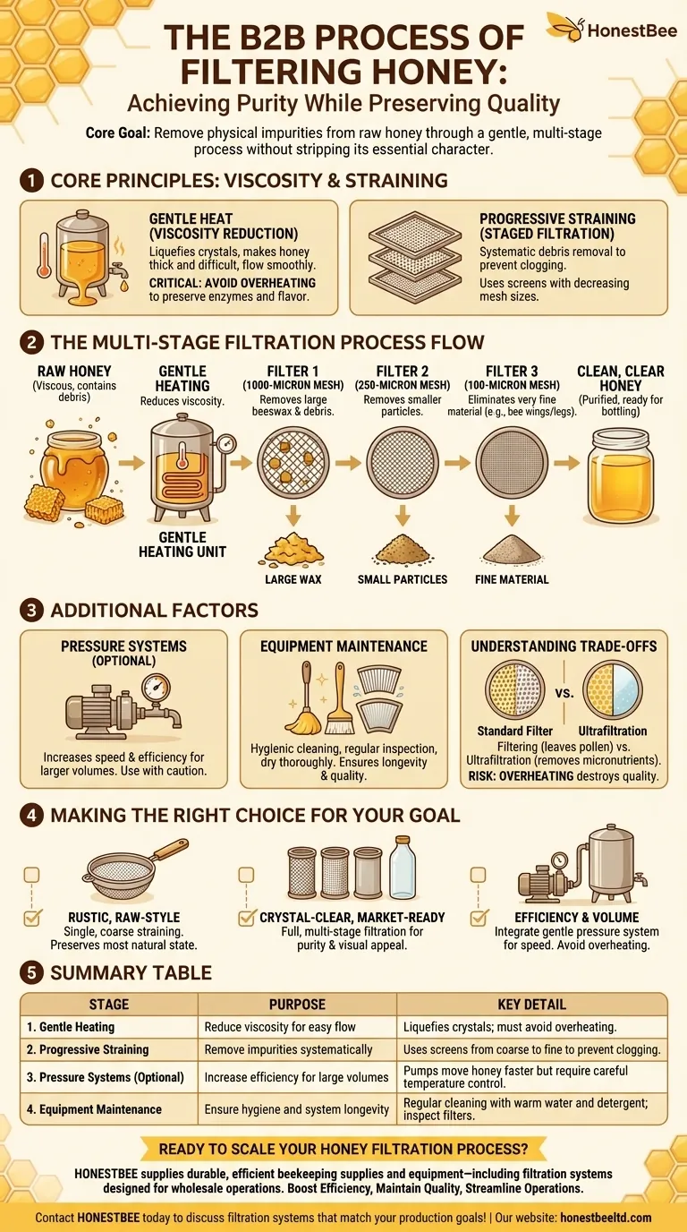 ¿Cuál es el proceso de filtración de la miel? Una guía para obtener miel limpia, pura y lista para el mercado Guía Visual