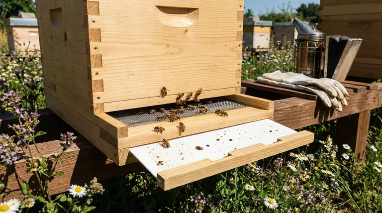 Quels sont les principaux avantages d'utiliser des fonds de ruche grillagés ? Meilleure ventilation et lutte antiparasitaire