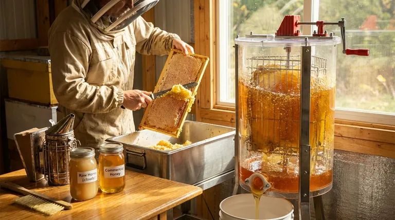蜂蜜はどのように段階的に加工されますか？巣箱から瓶まで：生蜂蜜と市販蜂蜜の製法