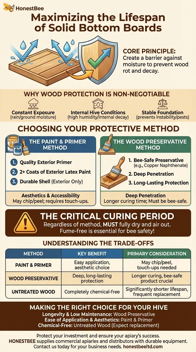 단단한 바닥판의 수명을 최대화하기 위해 권장되는 것은 무엇입니까? 벌통의 기초를 보호하세요 시각적 가이드