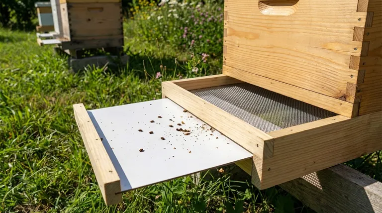 带纱网的底板有什么额外的好处?提升蜂群健康与螨虫控制