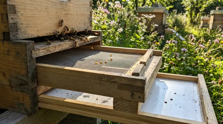 What are the benefits of using a screened bottom board? Enhance Hive Health & Mite Control