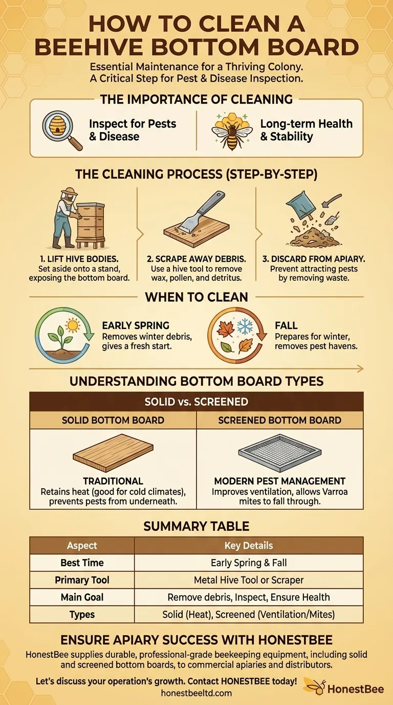 벌통 바닥판은 어떻게 청소하나요? 벌집 건강을 위한 양봉가의 필수 가이드 시각적 가이드