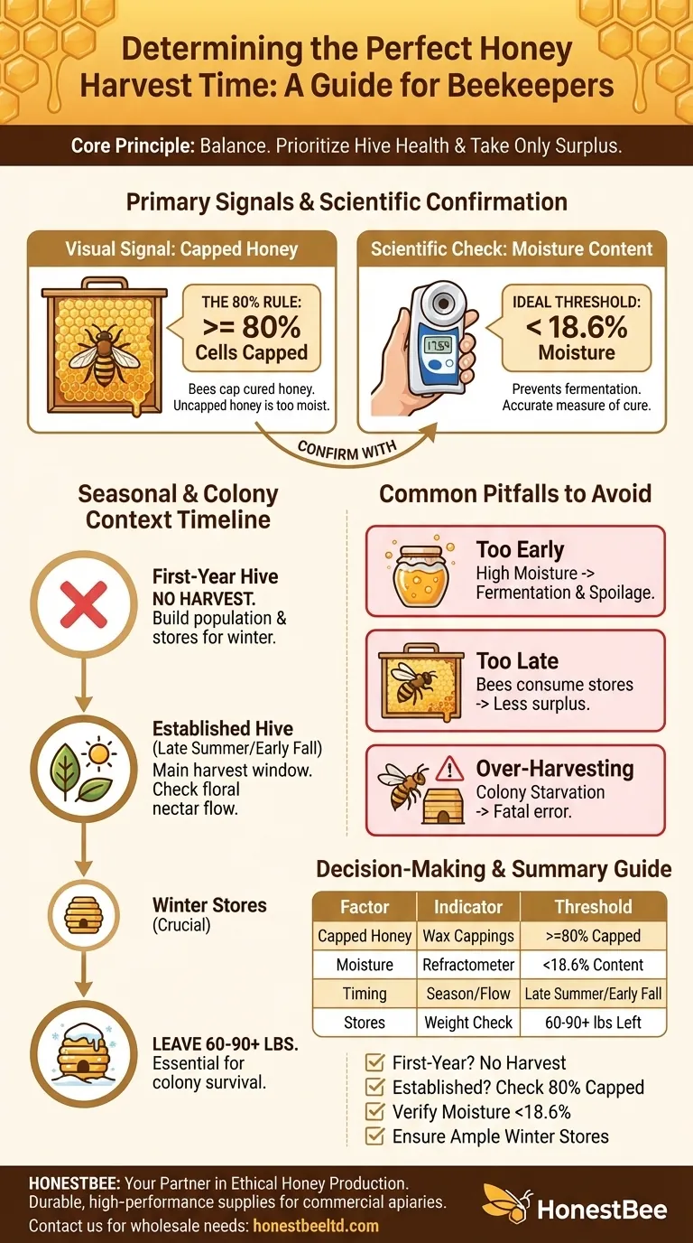 양봉가들은 꿀을 수확하기에 완벽한 시기를 어떻게 결정할까요? 품질과 벌집 건강을 위한 가이드 시각적 가이드