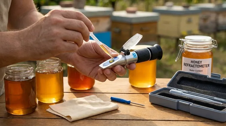 正确使用蜂蜜折射仪的关键点是什么?确保每次测量湿度读数都准确无误
