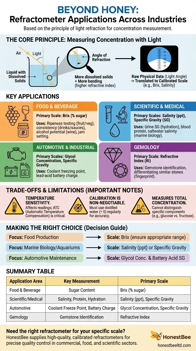 Quelles sont les applications des réfractomètres au-delà de l'apiculture ? Débloquez la précision dans l'alimentation, la science et plus encore Guide Visuel
