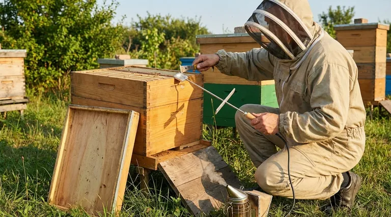 How should the hive be prepared before applying the vapor? Ensure Maximum Mite Treatment Effectiveness