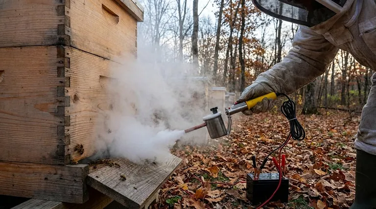 Why is oxalic acid used for mite control in late fall? Maximize Varroa Mite Knockdown Before Winter