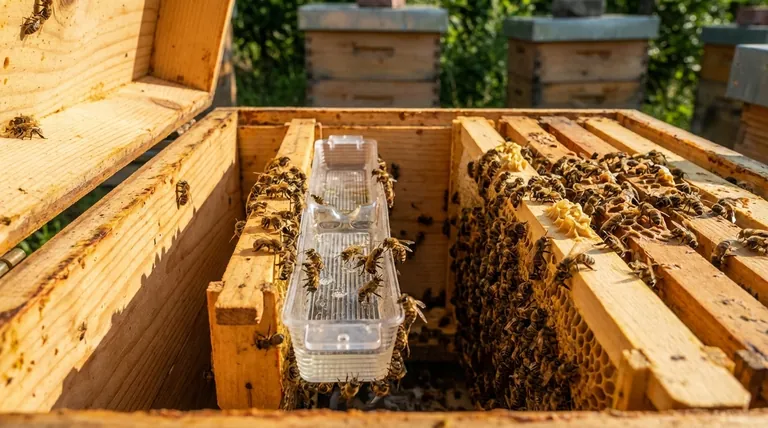 분할판 급수기는 무엇인가요? 안전하고 효과적인 벌통 내 급식을 위한 필수 도구