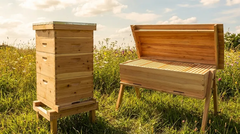 다양한 벌집 스타일에는 어떤 종류가 있습니까? 꿀을 위한 랑스트로스(Langstroth) 또는 자연 양봉을 위한 탑바(Top-Bar) 중에서 선택하세요