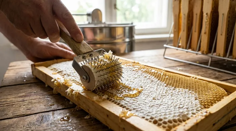 O que é um rolo desoperculador? A Ferramenta Essencial para Apicultores Focados nas Abelhas