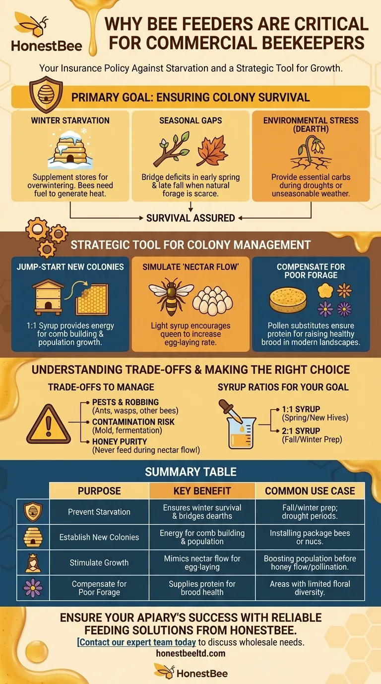 양봉업자는 왜 벌 먹이통을 사용해야 할까요? 군집 생존 및 성장에 필수적인 도구 시각적 가이드