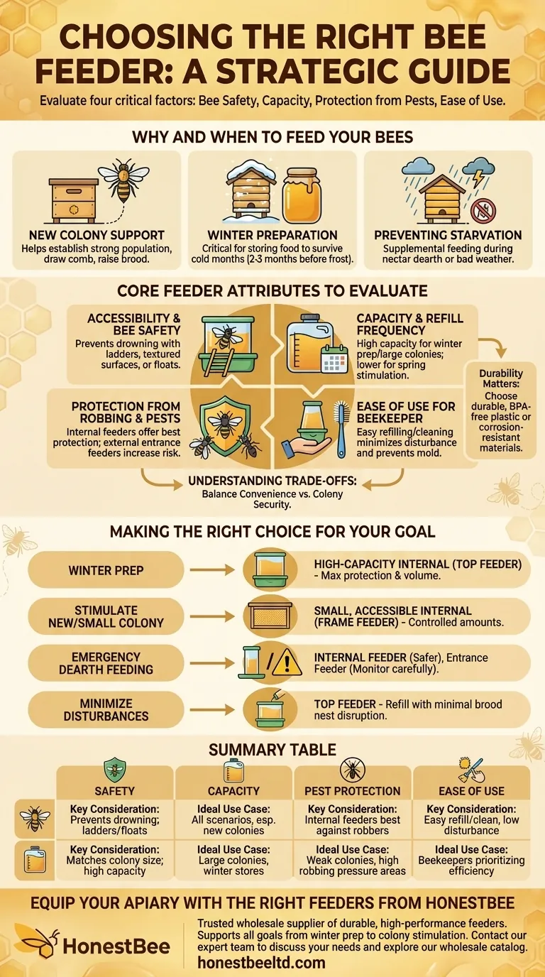 Was sollten Imker bei der Auswahl eines Bienenfuttersystems beachten? Ein Leitfaden für die Sicherheit und Effizienz des Volkes Visuelle Anleitung