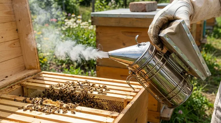 How does smoke affect honey bee behavior? Master the Art of Calm Hive Inspections