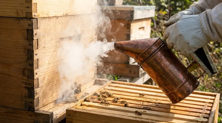 煙はミツバチのコミュニケーションにどのように影響しますか?警報フェロモンを妨害してより安全な養蜂を
