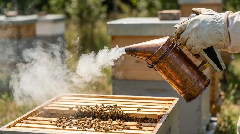 Quels sont les avantages d'une utilisation appropriée de la fumée en apiculture ? Réaliser des inspections de ruche calmes et sûres