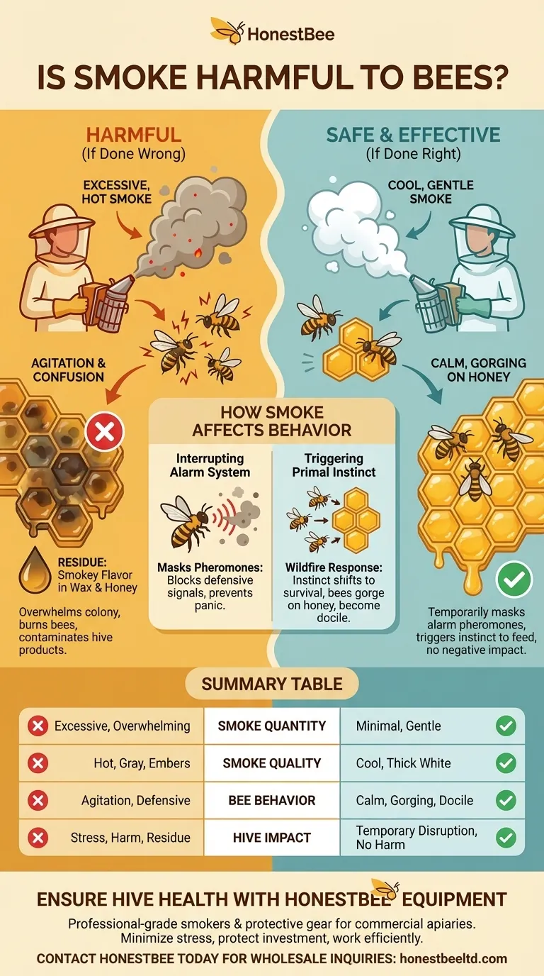 Is smoke harmful to bees? Master the Art of Safe and Effective Smoker Use Visual Guide