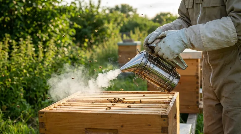 Делает ли дым пчел агрессивными? Освойте искусство успокоения вашего улья