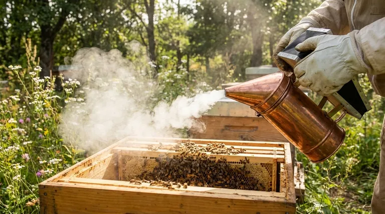 Каковы преимущества использования прохладного белого дыма в пчеловодстве? Обеспечьте более безопасный и спокойный осмотр ульев