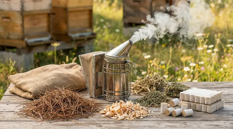 ¿Cuál es la importancia del combustible en un ahumador de abejas? Asegure un humo fresco y calmante para su colmena