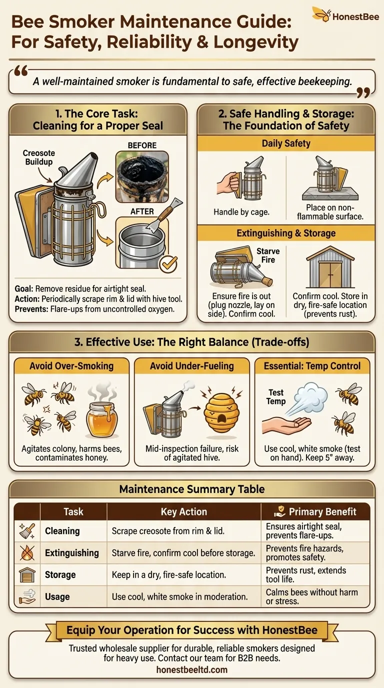 벌 연기통은 어떻게 관리해야 할까요? 안전하고 안정적인 벌통 검사를 보장하세요 시각적 가이드