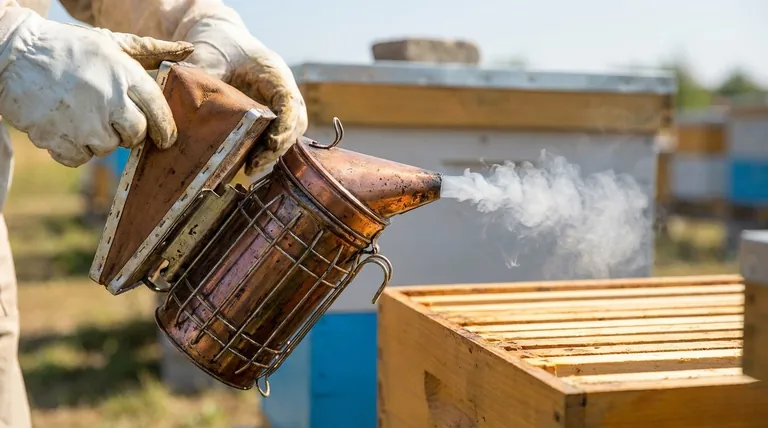 ミツバチ用燻煙器を適切に使用するための手順は?落ち着いた安全な巣箱検査の習得