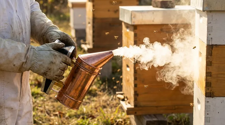 ¿Cuándo debe añadir más combustible al ahumador de abejas? Observe esta señal crítica de humo