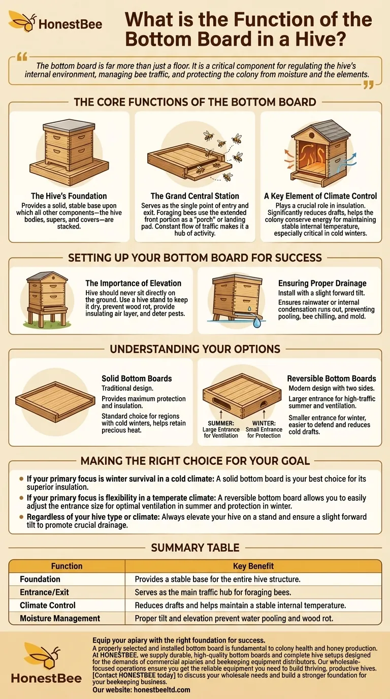 What is the function of the Bottom Board in a hive? The Essential Foundation for a Thriving Bee Colony Visual Guide