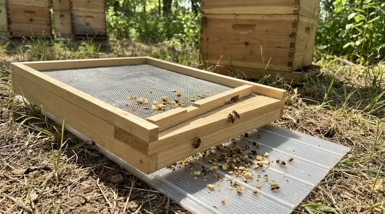 带纱网的底板如何影响蜂巢的清洁度?通过被动清洁改善蜂巢健康