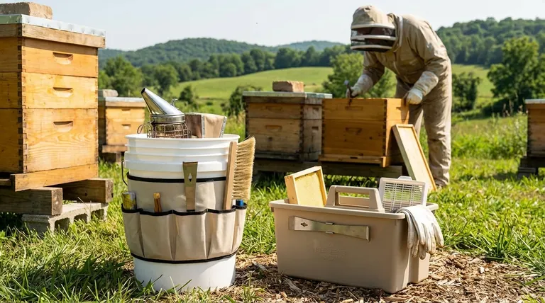 양봉 도구를 벌터로 운반할 때 권장되는 것은 무엇입니까? 벌통 주변 효율성 향상