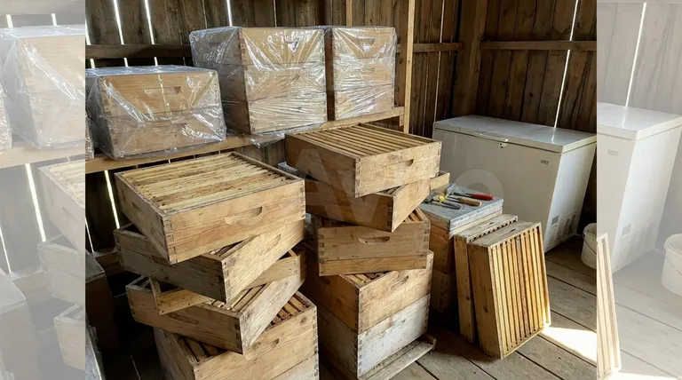 Quelles précautions prendre lors du stockage des cadres de miel ? Protégez votre précieuse cire des parasites