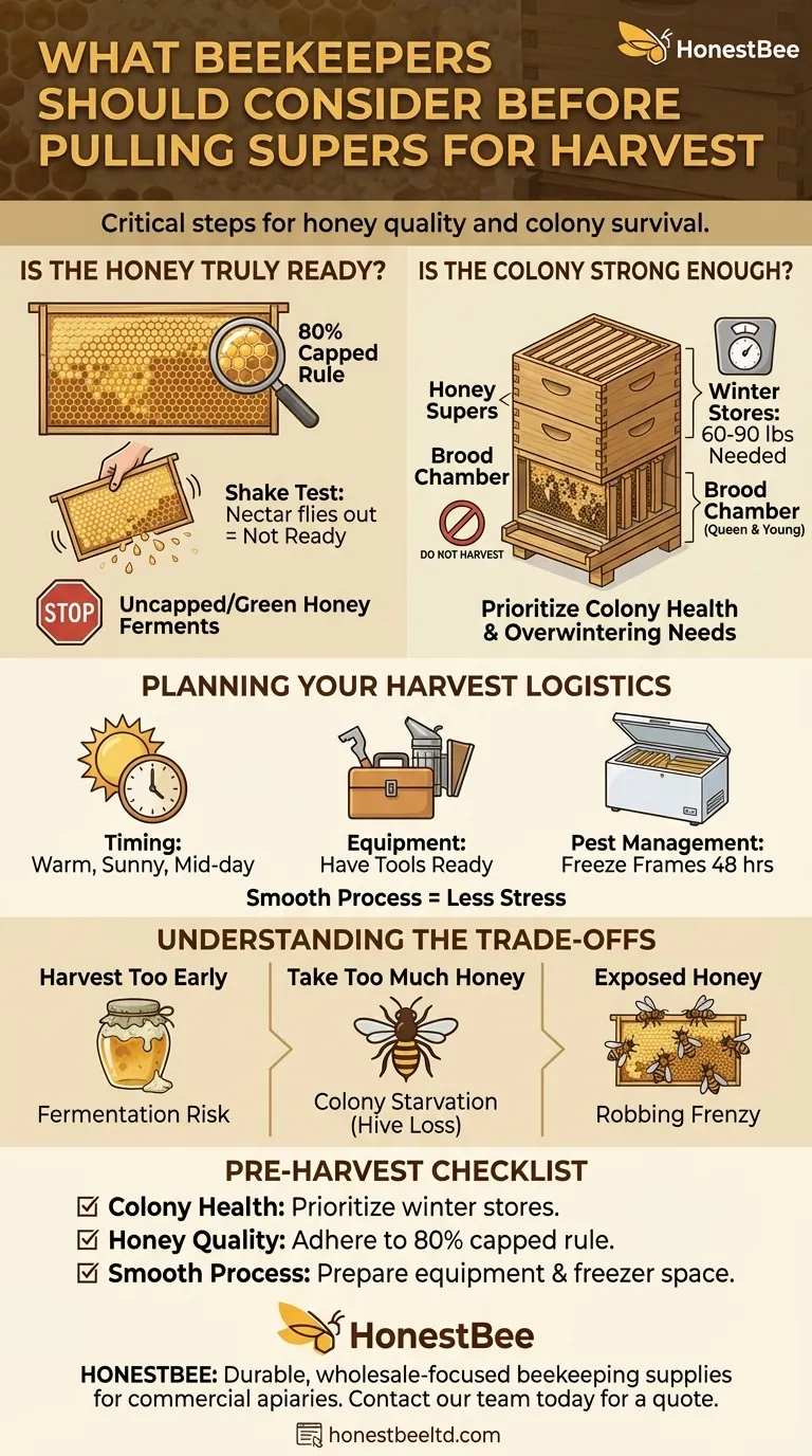 Was sollten Imker beachten, bevor sie Honigräume zur Ernte abnehmen? Ein Leitfaden für eine erfolgreiche, verantwortungsvolle Ernte Visuelle Anleitung
