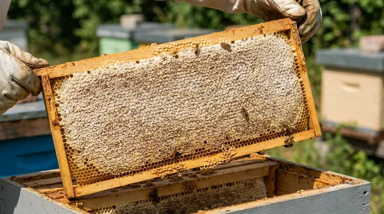 ¿Cuánto pesa un cuadro mediano típico de miel operculada? Una guía para una planificación precisa de la cosecha