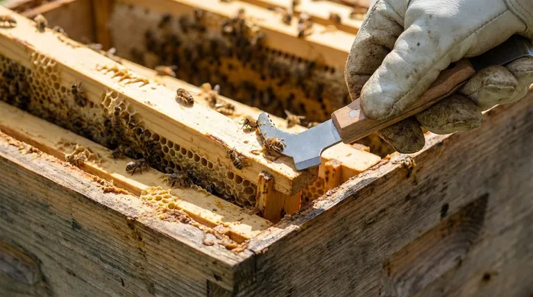 Quel est l'un des types d'outils de levage de ruche disponibles pour les apiculteurs ? Une solution simple pour les ruches lourdes