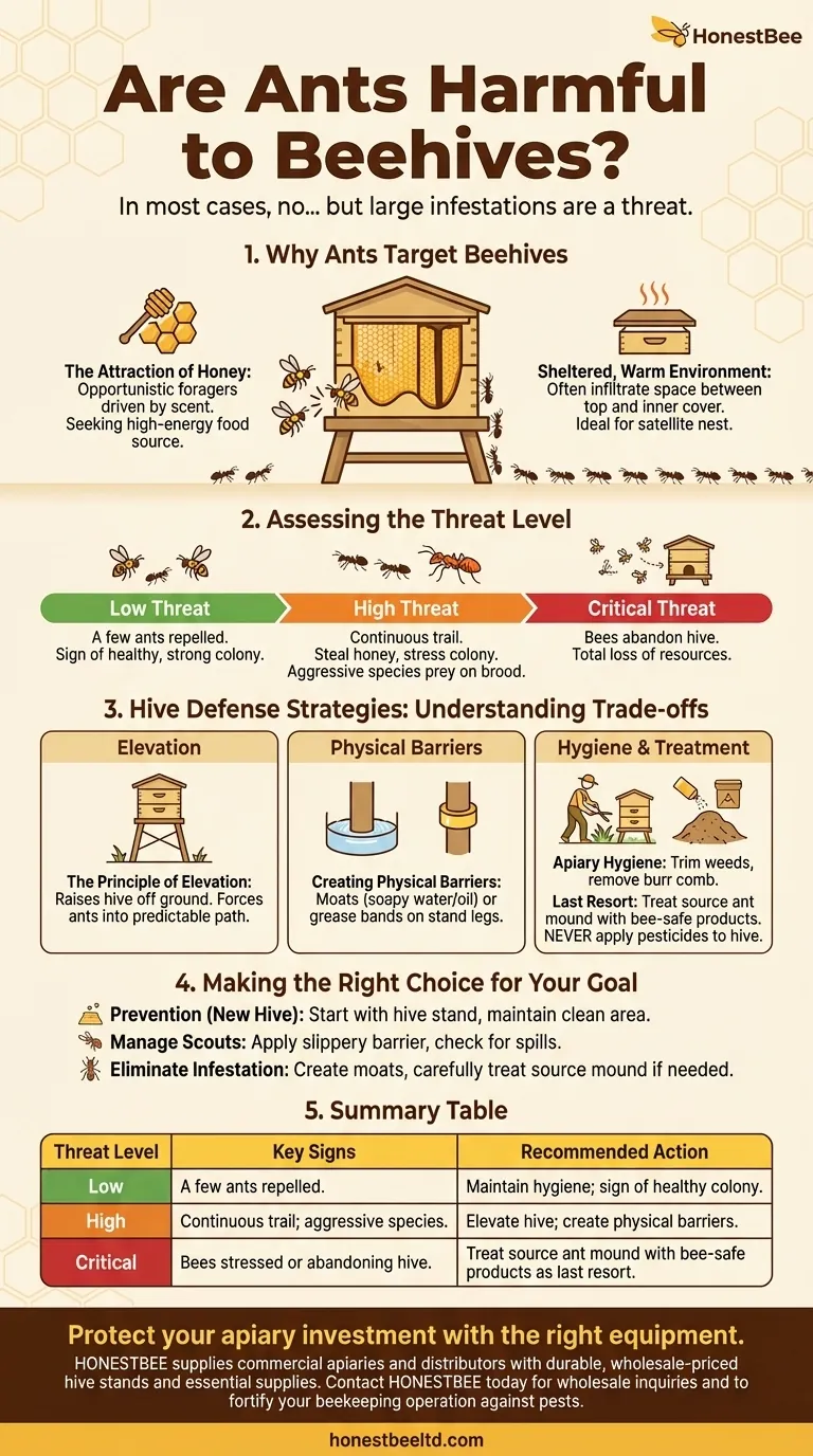 개미는 벌집에 해로운가요? 개미 침입으로부터 벌통을 보호하는 방법 시각적 가이드