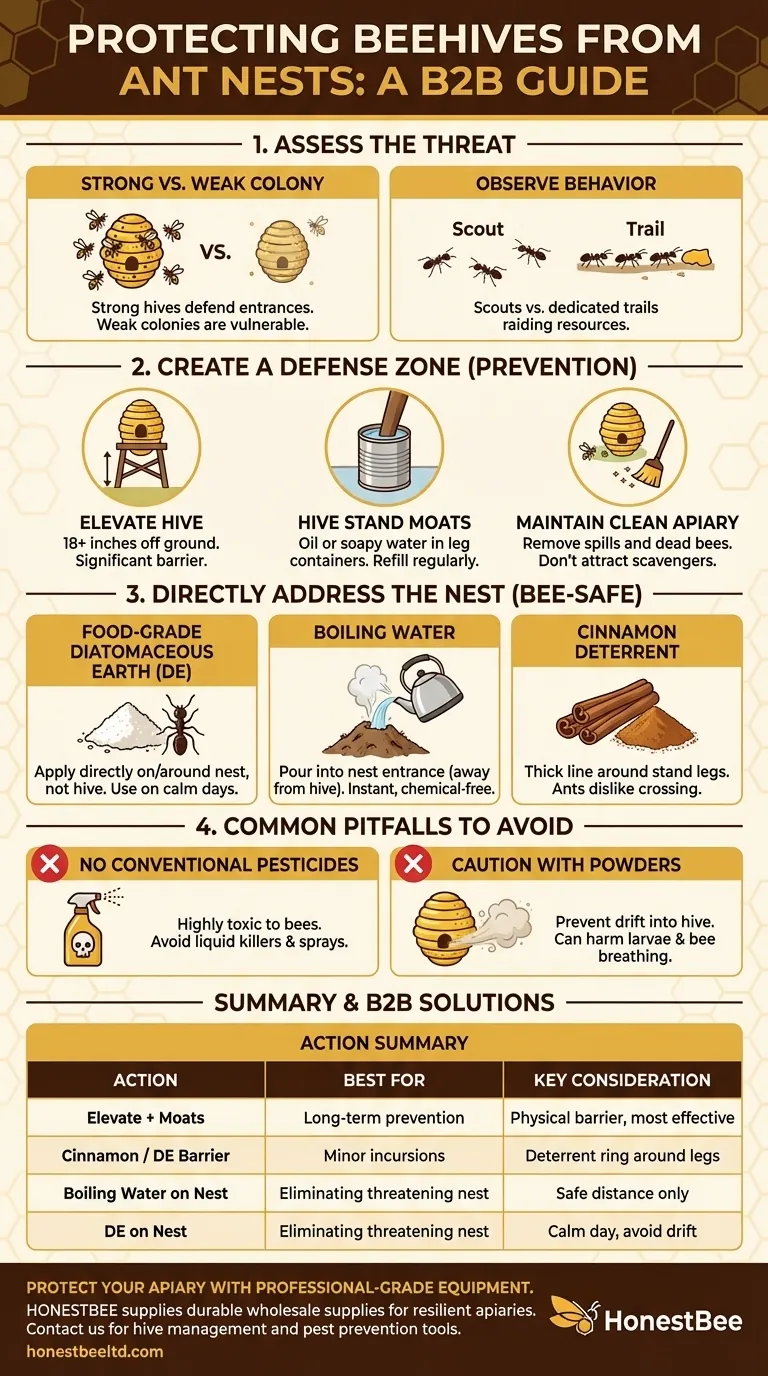 Que devez-vous faire si vous trouvez un nid de fourmis près de votre ruche ? Stratégies essentielles pour la protection de la ruche Guide Visuel
