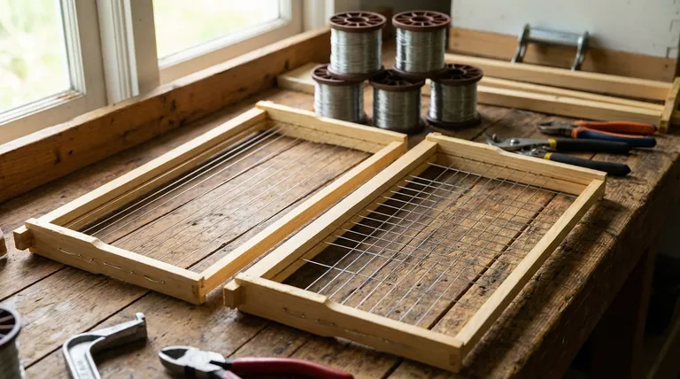 How does cross-wiring differ from standard wiring? A Guide to Choosing the Right Support for Your Hive Frames