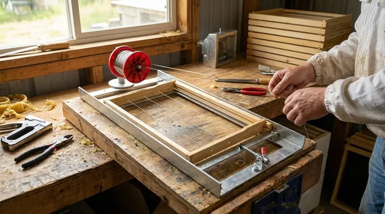 Quelles précautions faut-il prendre lors du câblage des cadres de ruche ? Étapes essentielles pour la durabilité des rayons