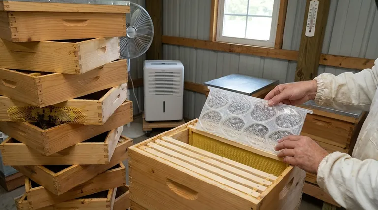 How should you store prepared bee frames? Protect Your Investment from Pests and Decay