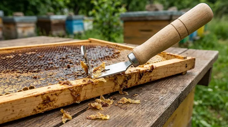 벌집 프레임 청소 도구의 특징은 무엇인가요? 효율적인 프레임 관리를 위한 인체공학적 디자인