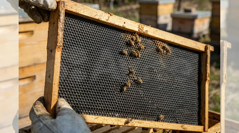 养蜂中常用的两种巢础类型是什么?塑料巢础与蜂蜡巢础指南