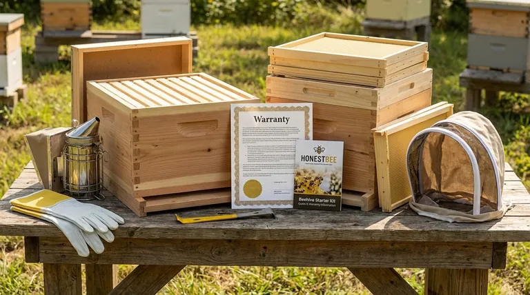 Por que é importante verificar a garantia de um kit inicial de colmeia de abelhas? Proteja o seu Investimento em Apicultura