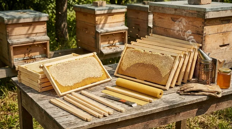 What are the advantages of using wooden frames in beekeeping? A Guide to Natural, Sustainable Hives